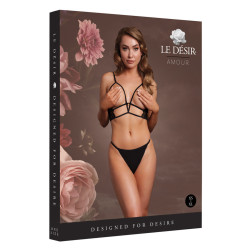 Amour by Le Desir Soutien-gorge Triangle Ouvert Charma Noir